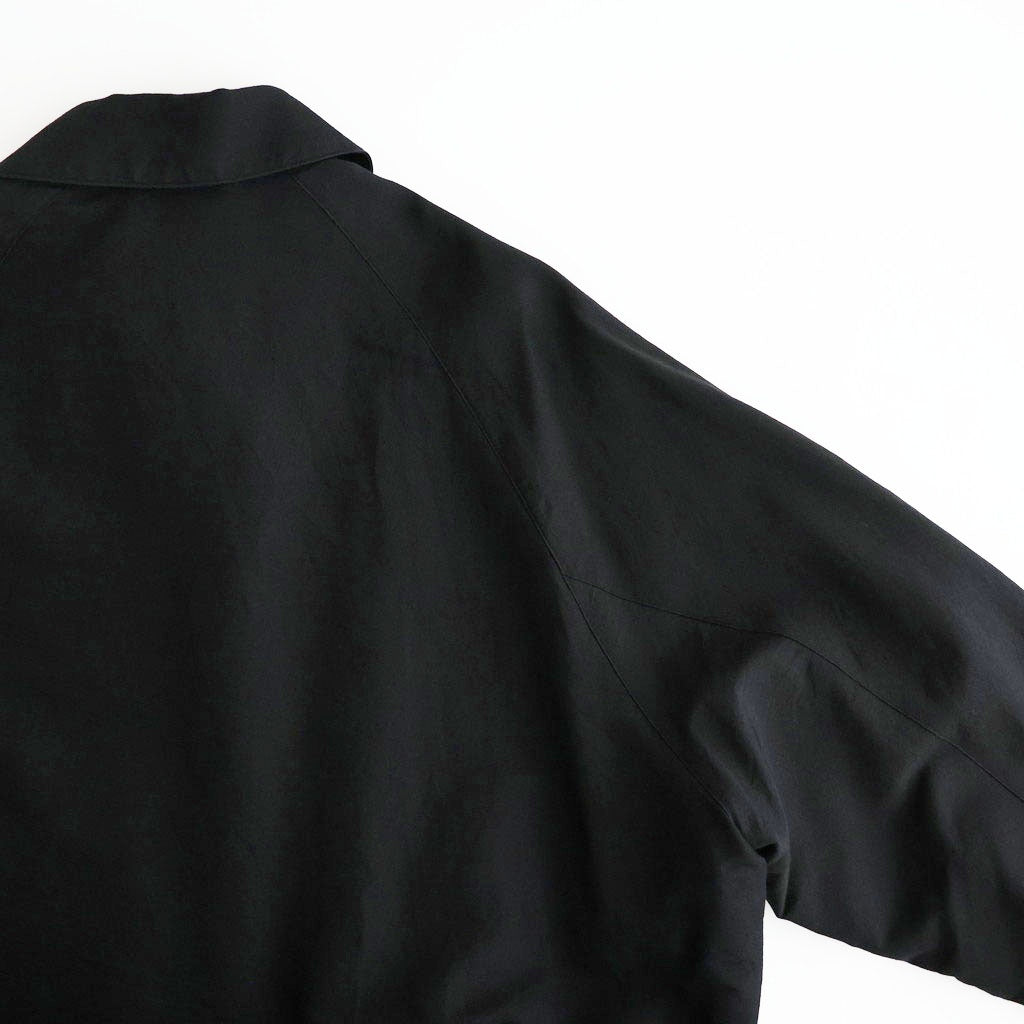 Washed Wool Silk Sports Jacket #Black [BHS26F020]