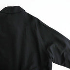 Washed Wool Silk Sports Jacket #Black [BHS26F020]