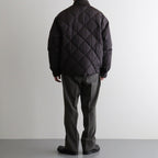 HIGH-COUNT SILK MITTEN PUFF JACKET #WHISKY [252OJ-JK13]