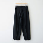 Wool Gabardine Wide Trousers #BLACK [NEP-AW2655]