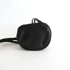 DRAWSTRING BAG #BLACK [BG-48-C-COW-5]