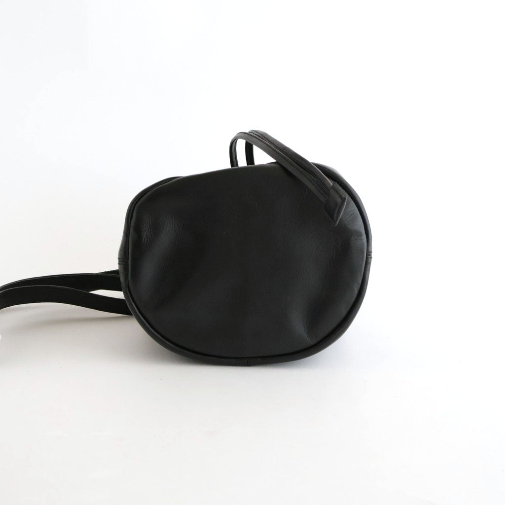 DRAWSTRING BAG #BLACK [BG-48-C-COW-5]