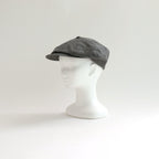 LINEN HOUNDSTOOTH CASQUETTE-OLDBOY #IVORY [Y01002]