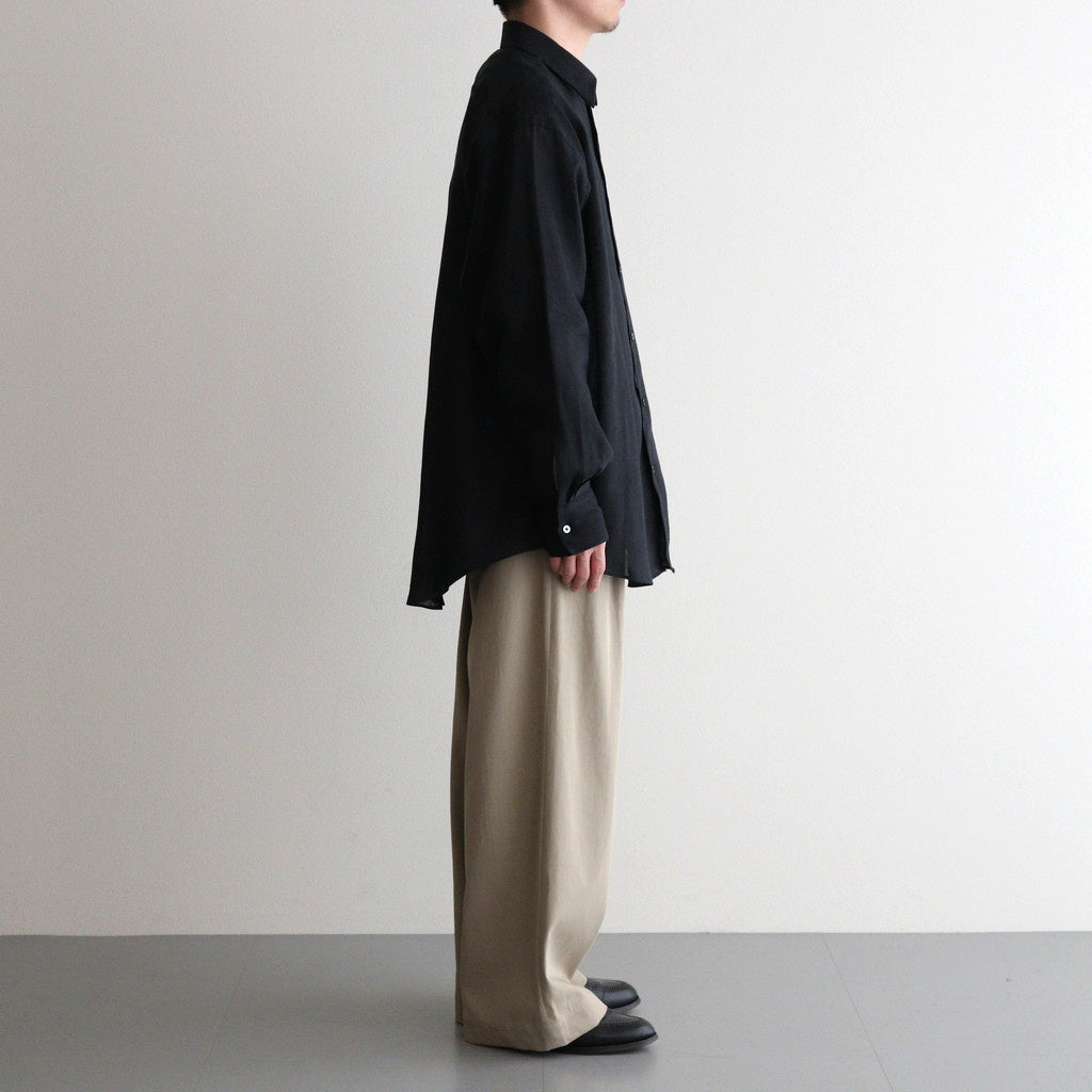 COMFORT FIT SHIRT #BLACK [A25A16SH01C]