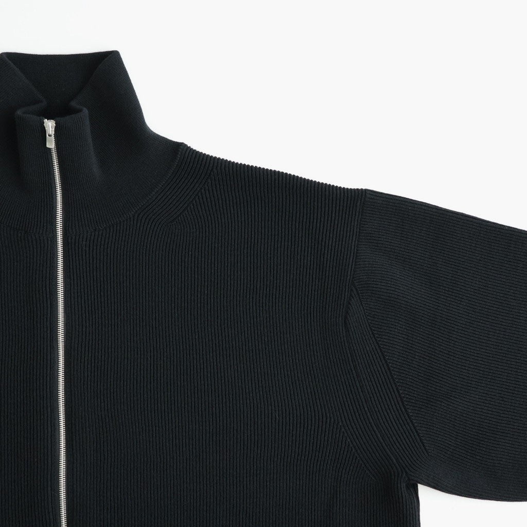 HARD TWIST WOOLRIB DRIVERS KNIT #BLACK [BN-26FM-033]