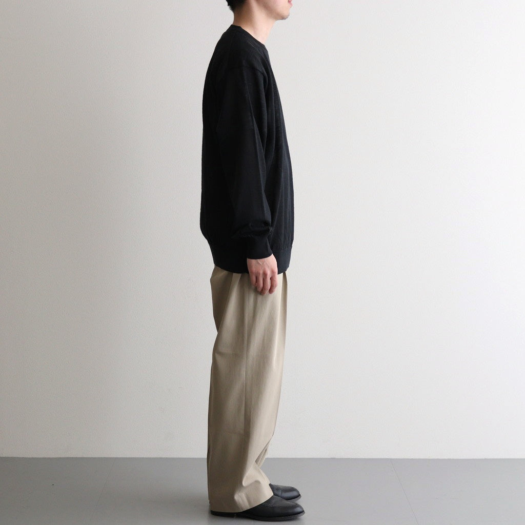 CHOMA CREW NECK #BLACK [BN-25SM-058]