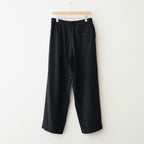 Wool Cupro Easy Wide Trousers #Black [NEP-SS2606]