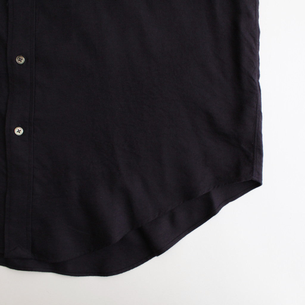 ORGANIC COTTON / TENCEL BRUSHED TWILL SH #NAVY [16542 50368]