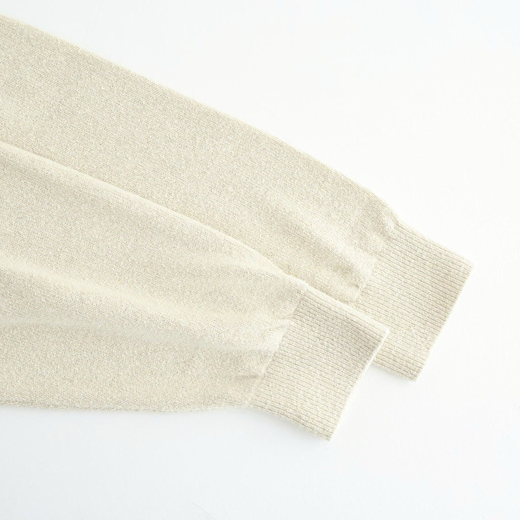 REVIVAL SILK CREW NECK #IVORY [BN-26SM-041]
