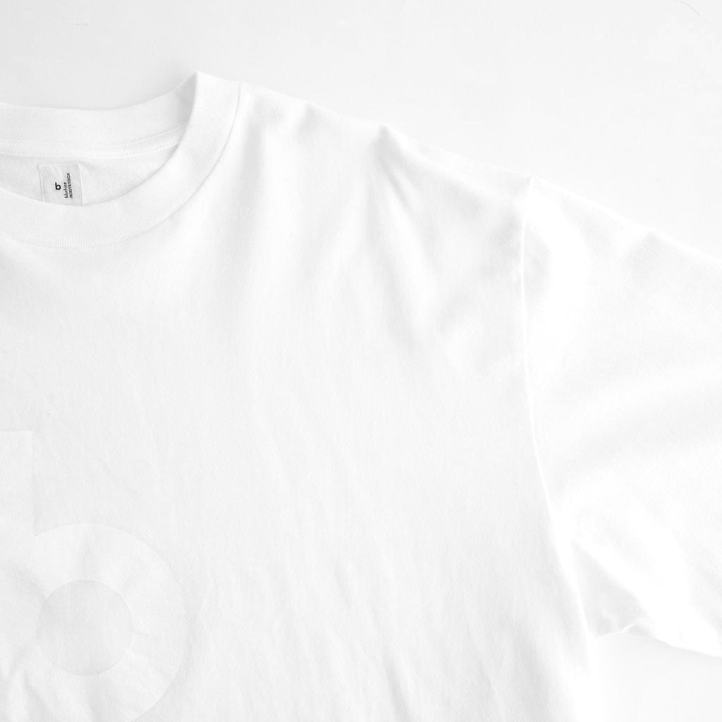 bd Print Tee WIDE #White×White-PT [bROOTS25S34S26A]