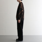 BIAS ZEBRA PATTERN JUMPER #NATURAL BROWN MIX [A24C20SW02C]