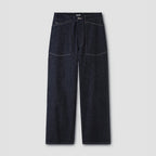 MIL DENIM FATIGUE TROUSERS #INDIGO [PM-PTM35]