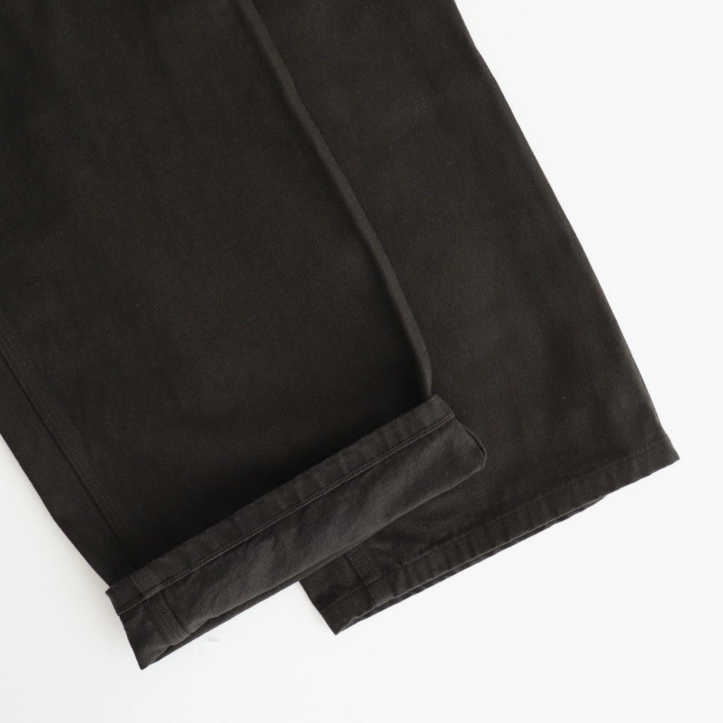 DENIM PAINTER TROUSERS #DUST BLACK [PMAT-PT09]