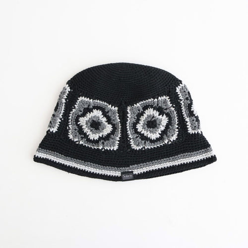 CROCHET HAT - SUNBIRD #BLACK [X01001]