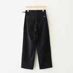 Corduroy Field Tuck Pants #Black [N24FC025]