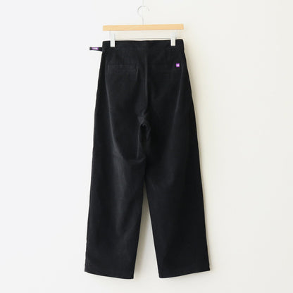 Corduroy Field Tuck Pants #Black [N24FC025]