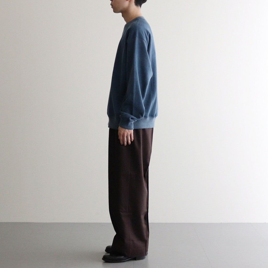 DOUBLE PLEATED TROUSERS #DARK BROWN [A24C17PT02C]