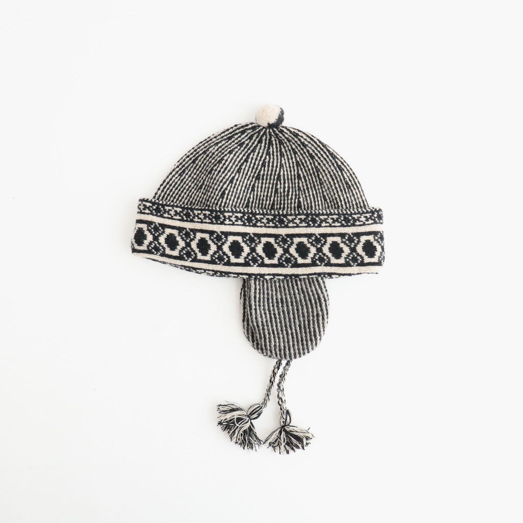 PAKISTANI KNIT CAP - BEDOUIN #EGGSHELL [Y01025]