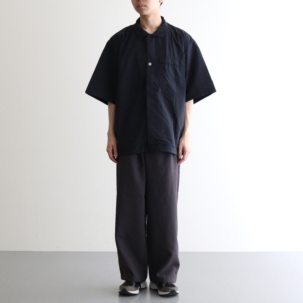 SM FIELD SHIRT SS feather nylon #BlackNavy [25s_SMMS254116]