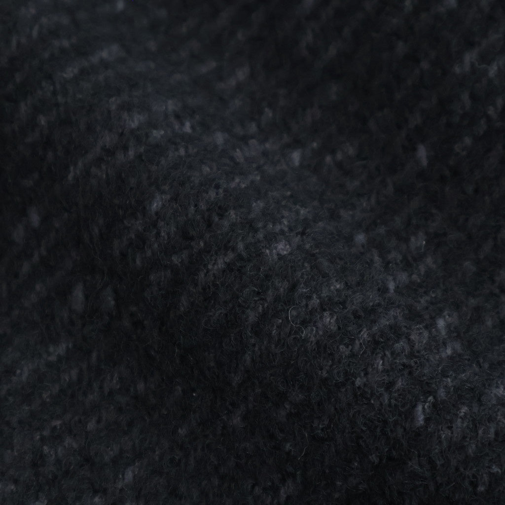 ROUND-COLLAR MOTORING JACKET #ONYX [252OJ-JK04]