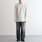 Rough&Smooth Thermal Over-neck L/S #HeatherOatmeal [bROOTS24F30F26]