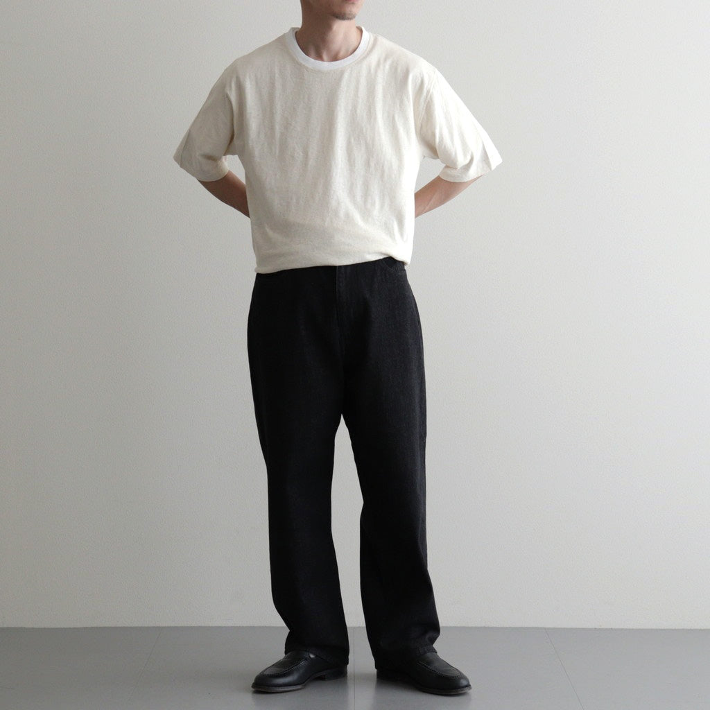 Slub Yarn Cotton２pack Tee #Natural×White / Blue×Navy [NEP-SS2611]