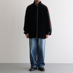 TRACK JACKET VELOURS #BLACK [DNA25B03-B]