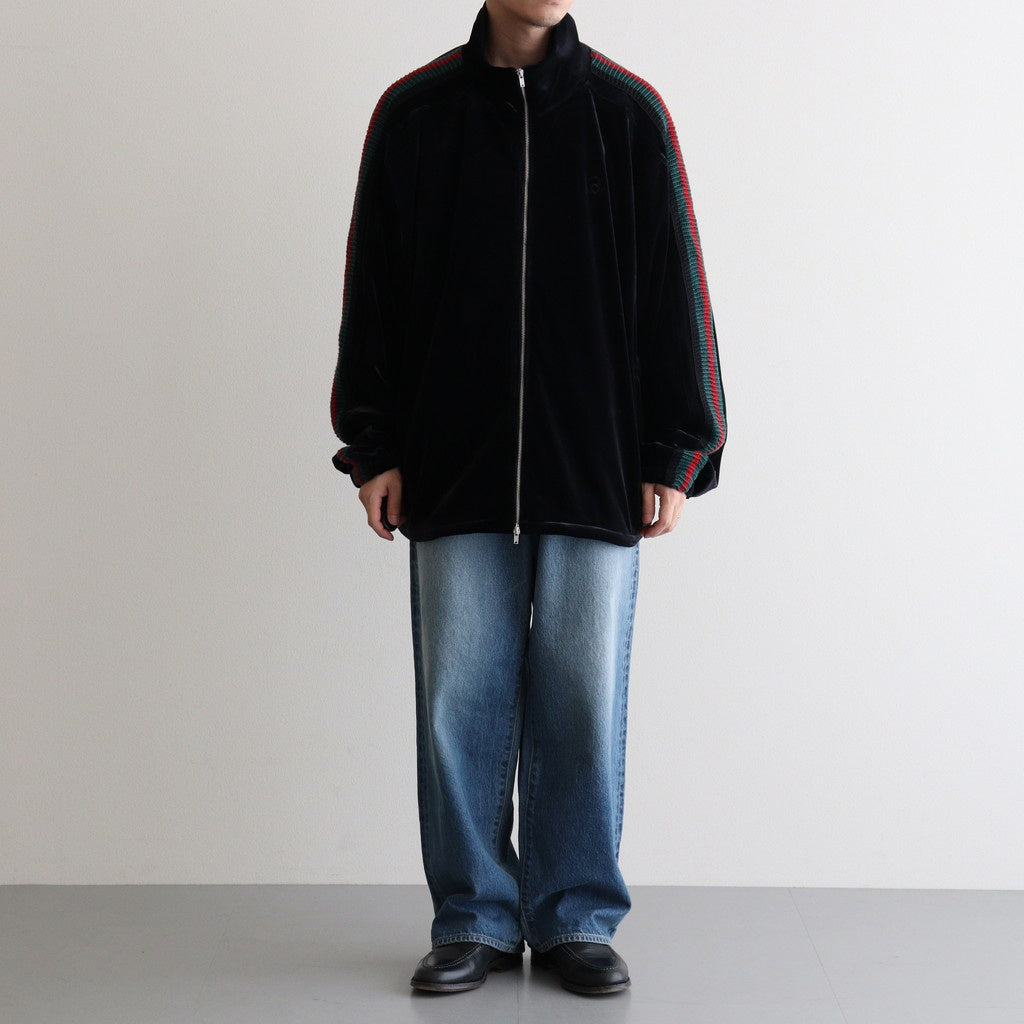 TRACK JACKET VELOURS #BLACK [DNA25B03-B]