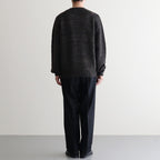 Baby Alpaca Knit P/O #MelangeDarkBrown [BHS25F013]