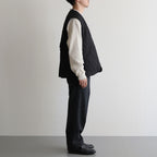 PRINTED CORDS GAME-KEEPER VEST #MARINE BLACK [242OJ-VT03]