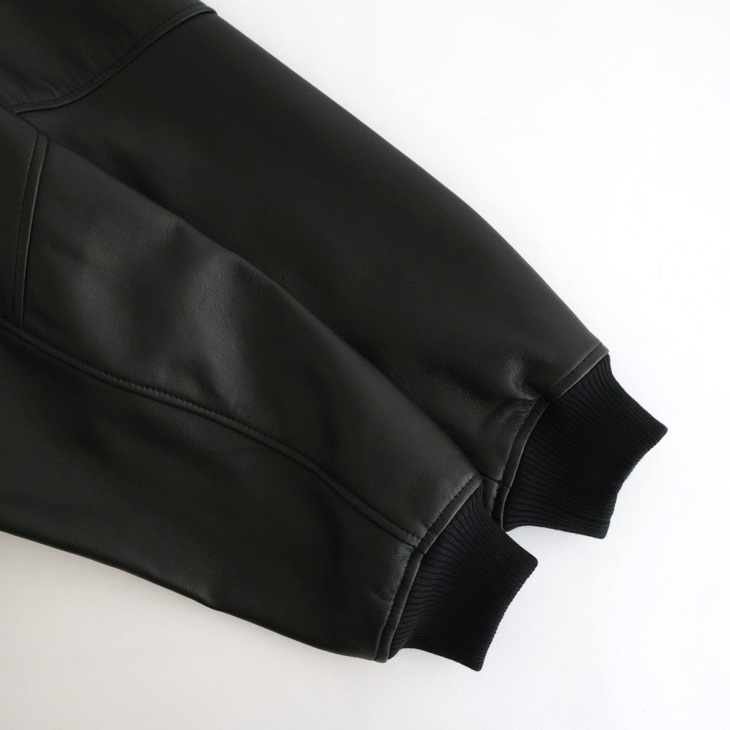 HIGH NECK BLOUSON #BLACK [SH-68-C-SHEEP-4]