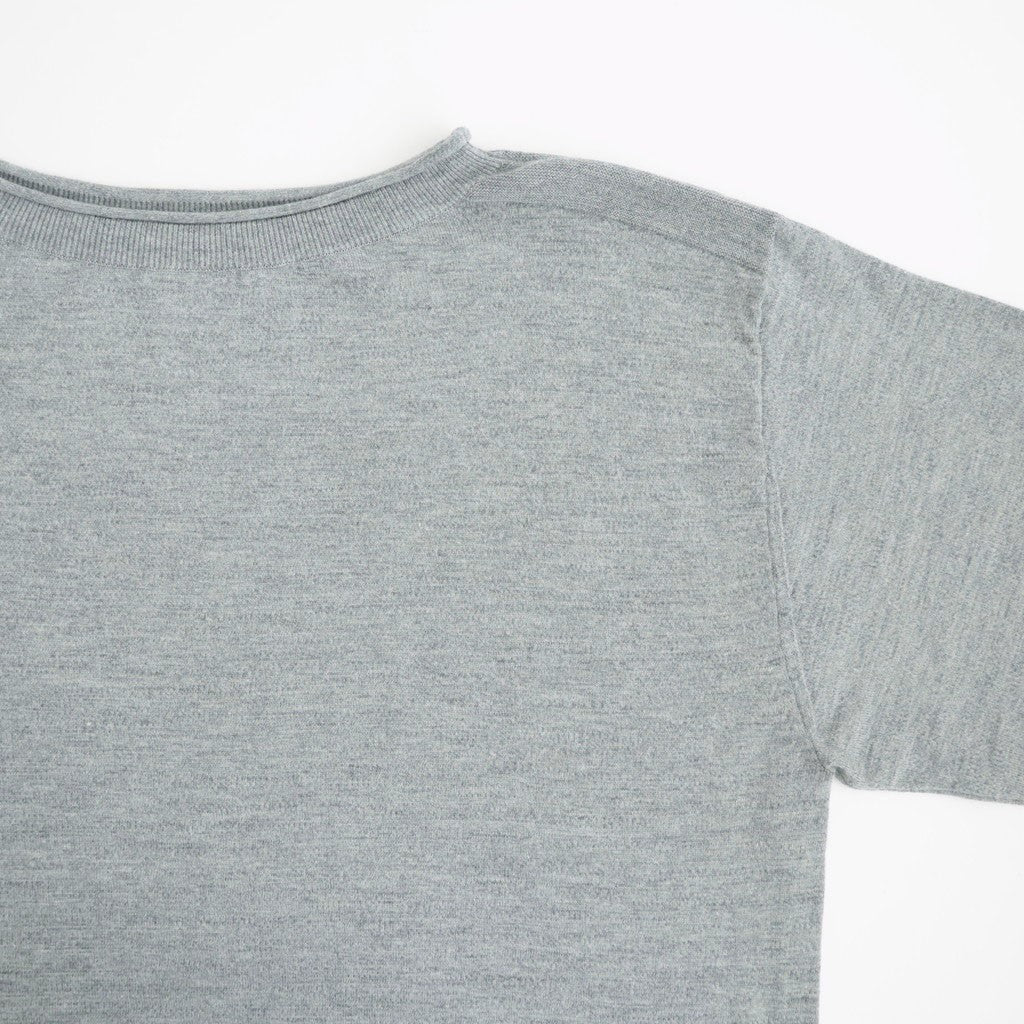 Suvin Wool Basque Shirt #MIX GRAY [NEP-AW2623]