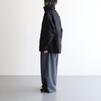 HIGH COUNT DOUBLE TWILL POLYESTER BZ #010 BLACK [16852 25022]