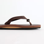 LEATHER BEACH SANDALS #BROWN [PMAT-SH02]