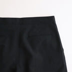 ALPHADRY Double Pleats Shorts #Black [S25SD052]