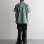 BACK GATHERING SS SHIRT #SAGE GREEN [PMAV-SS04]