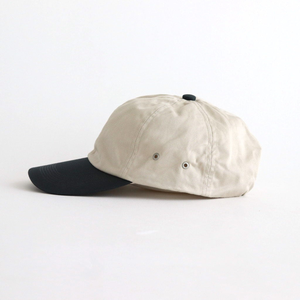 COMBINATION BILL CAP #IVORYxBLUE GRAY [PMAT-AC05]