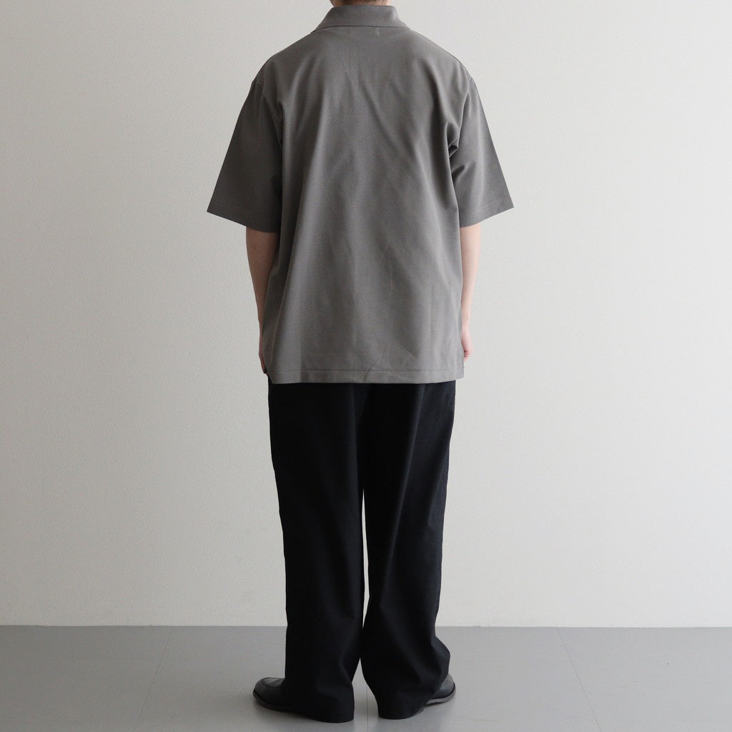 ONE BUTTON POLO S/S TEE #GRAY [M25A15CS02B]