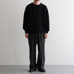 REGULAR FIT STRAIGHT TROUSERS #CHARCOAL GRAY [M26C06PT02C]
