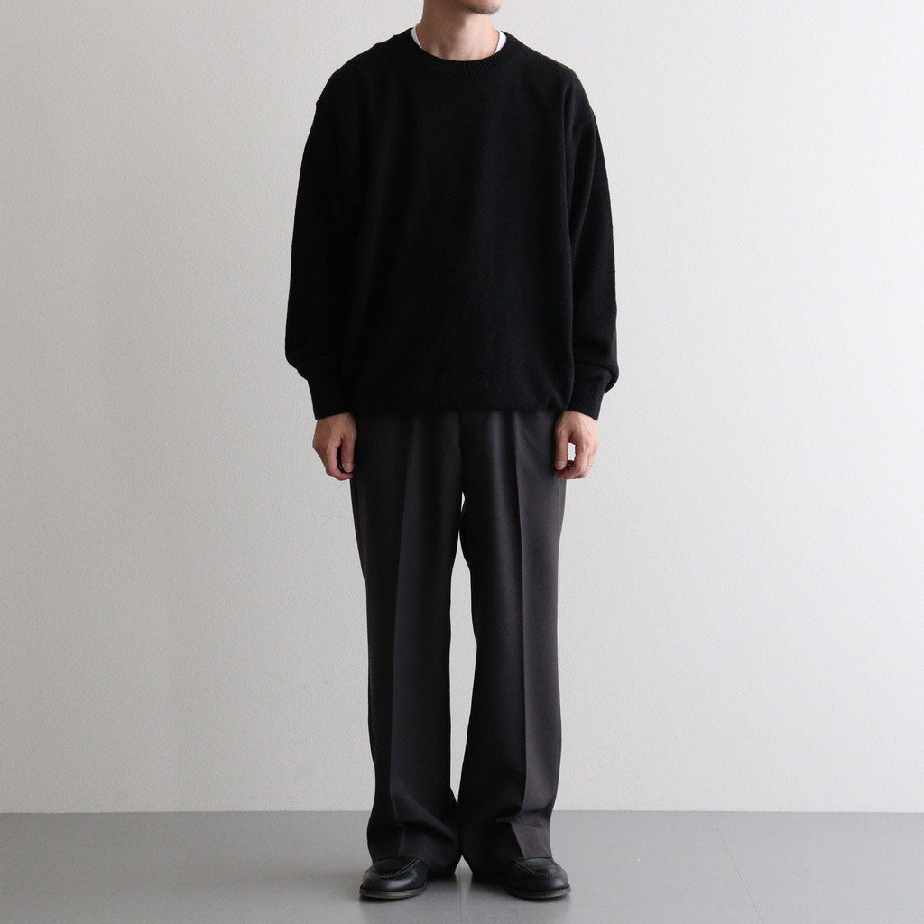REGULAR FIT STRAIGHT TROUSERS #CHARCOAL GRAY [M26C06PT02C]