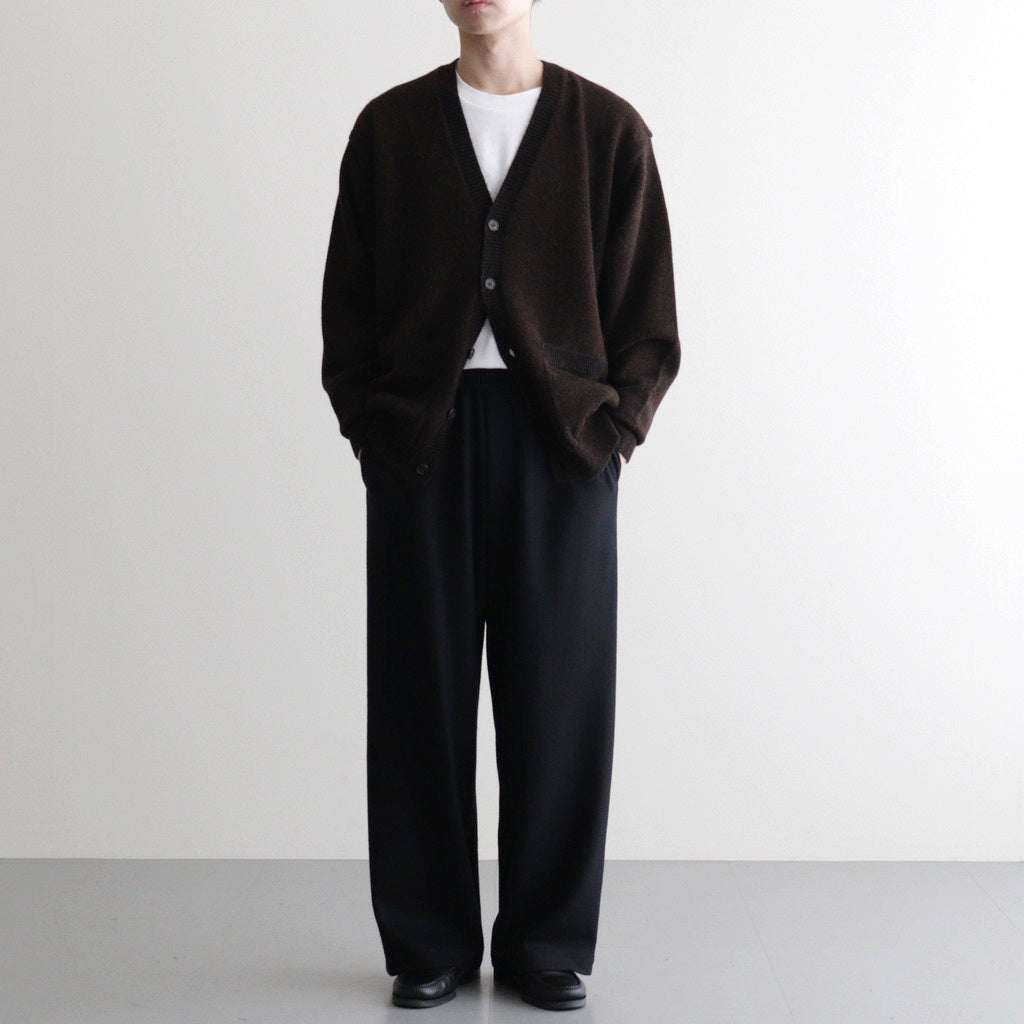 BABY ALPACA KURUMI TENJIKU V CARDIGAN #BROWN [BN-25FM-059]