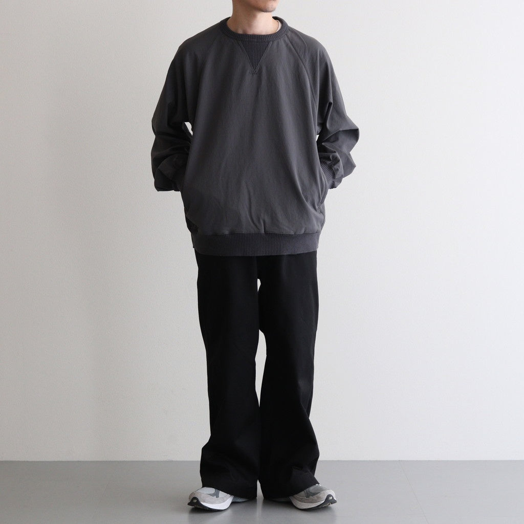 ALPHADRY Crewneck Jumper #Asphalt Gray [N25FA006]