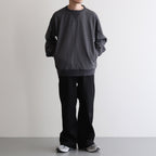 ALPHADRY Crewneck Jumper #Asphalt Gray [N25FA006]