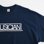 MUSICIAN SHORT SLEEVE T-SHIRT #NAVY [DNS26T03]