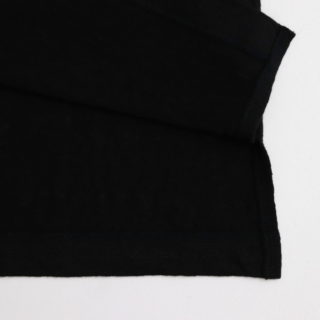 NORMANDY LINEN BASQUE SHIRT #BLACK [BN-25SM-065]