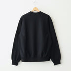 Soft&Hard Sweat Crew-Neck P/O #Black [bROOTS24F21F25]