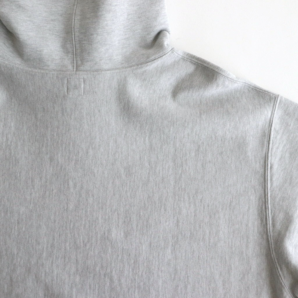 Thin-Sweat Separate-Pocket Hoodie P/O #HeatherWhite [bROOTS25S20]