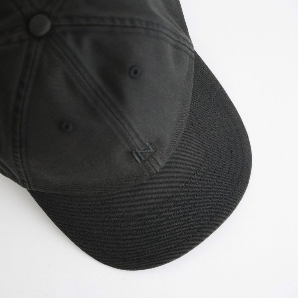 Washed Chino Cap #Black [S26FP067]