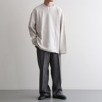 REGULAR FIT STRAIGHT TROUSERS #GRAY [M26C06PT02C]