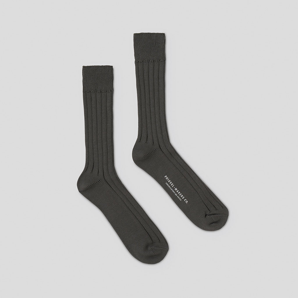 GENT’S SOCKS #OLIVE GRAY [PM-ACPP06]